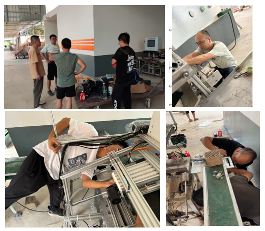 高温下敬业坚守的晗光人